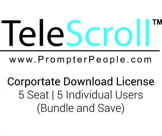 TELESCROLL - Software: 5 x Corporate License Download