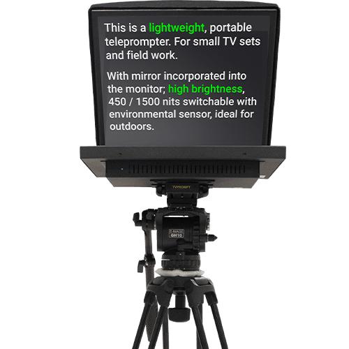 TVPROMPT Light Teleprompter High Brightness - High Bright: 19 Inch